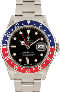 Used Rolex GMT-Master Ref 16700 Stainless Steel Pepsi Bezel