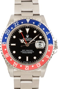 Used Stainless Steel Rolex GMT-Master Pepsi Ref 16700