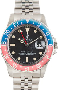 Vintage Rolex Pepsi GMT-Master 16750
