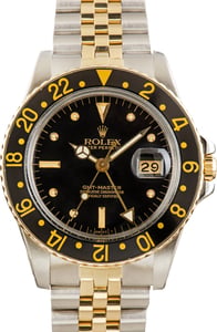 Vintage Two Tone Rolex GMT-Master Ref 16753