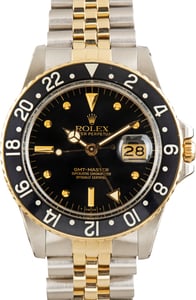 Vintage Rolex GMT-Master Ref 16753 Two Tone Jubilee