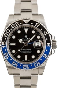 Rolex GMT-Master 40MM Stainless Steel, Oyster Band Black & Blue Batman, B&P (2013)