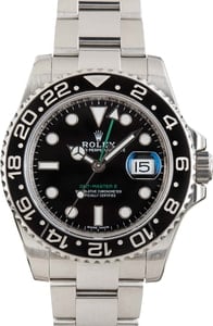 Rolex GMT Master II Black Dial 116710 Steel Oyster