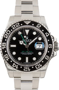 Pre-Owned Rolex GMT-Master II Ref 116710 Black Dial