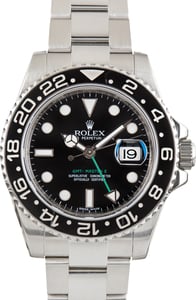 Used Rolex GMT-Master II Ref 116710LN Black Superluminova Dial