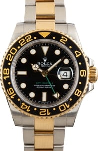 Pre-Owned Rolex GMT Master II Ref 116713 Black Dial