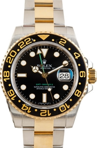 Men's Pre-owned Rolex GMT-Master II Ref 116713 Steel & 18k Gold