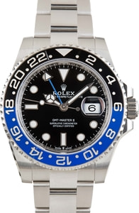 Men's Used Rolex GMT-Master II 126710BLNR Batman