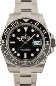 Used Rolex GMT-Master II ref 126710GRNR Oyster Band