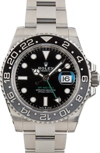 Pre-owned Rolex GMT-Master II ref 126710GRNR Stainless Steel