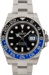 Pre-owned Rolex GMT-Master II Ref 126710 Batman