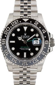 Rolex GMT-Master II Bruce Wayne 126710GRNR Jubilee Band