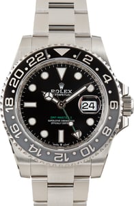 Used Bruce Wayne Rolex GMT-Master II ref 126710GRNR Steel Oyster