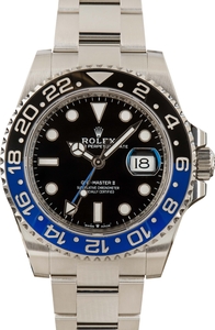 Pre-Owned Rolex GMT-Master II Oyster Bracelet Batman Ref 126710BLNR