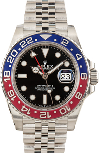 Pre-Owned Rolex GMT-Master II Ref 126710BLRO Red & Blue Pepsi Jubilee Band