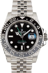 Used Rolex GMT-Master II Ref 126710GRNR Bruce Wayne Jubilee Band
