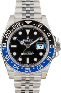 Pre-Owned Rolex GMT-Master II Batgirl Blue & Black Bezel Ref 126710BLNR