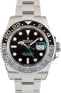 Pre-Owned Rolex GMT-Master II Ref 126710GRNR Stainless Steel Bruce Wayne