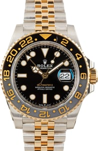 Used Steel & 18k Yellow Gold Rolex GMT-Master II Zombie 126713GRNR
