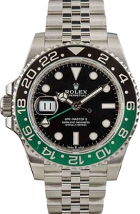 Rolex GMT-Master 40MM Stainless Steel, Jubilee Band Left Handed Sprite, B&P (2023)