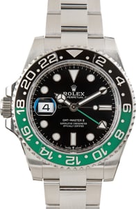 Used Rolex GMT-Master II Ref 126720VTNR Left Handed Sprite Oyster Bracelet