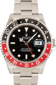 Pre-Owned Rolex GMT-Master Coke 16700 Black & Red Bezel