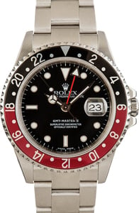 Men's Rolex GMT-Master II Ref 16710 Coke Bezel Insert