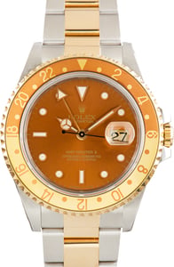 Used Rolex GMT-Master II Ref 16713 Root Beer Bezel