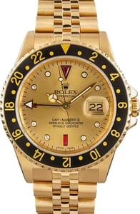 Pre-Owned Rolex GMT-Master II 16718 Serti Dial