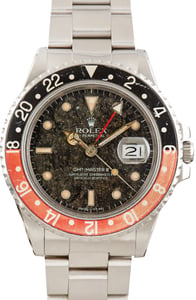 Used Fat Lady Coke Rolex GMT-Master II Ref 16760 Stainless Steel