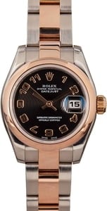 Rolex Datejust 179161 Black Concentric Dial