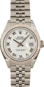 Pre-Owned Rolex Datejust 279174 White Roman Dial