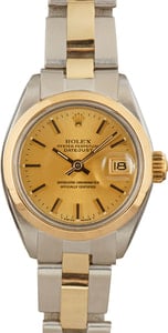 Rolex Datejust 26MM Two Tone, Oyster Bracelet Champagne Dial, B&P (1978)