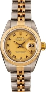 Ladies Rolex Datejust 69173 Roman Dial