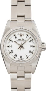 Rolex Ladies Oyster Perpetual 67230 White Dial