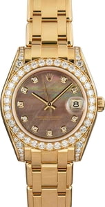 Ladies Rolex Pearlmaster 81158 Diamonds