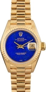 Womens Rolex Datejust 69178 Blue Lapis President