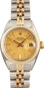 Lady Rolex Date 6917 Champagne Dial