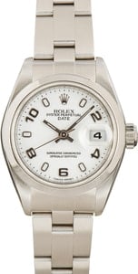Rolex Date 79160 White Arabic Dial