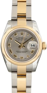 Used Ladies Rolex Datejust Ref 179163 Slate Roman Dial
