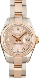 Ladies Rolex Datejust Ref 179171 Diamond Dial