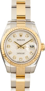 Pre-Owned Lady Rolex Datejust 179173 Silver Jubilee Dial