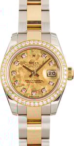Ladies Rolex Datejust 179383 Crystal Diamond Dial
