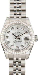 Used Rolex Lady Datejust Ref 179384 Mother of Pearl Dial