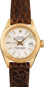Ladies Rolex Datejust Ref 6917 Yellow Gold