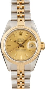 Ladies 26MM Rolex Datejust 69173 Champagne