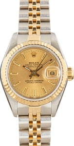 Pre-Owned Rolex Datejust 69173 Champagne