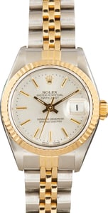 Pre-Owned Ladies Rolex Datejust Silver Dial ref 69173