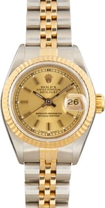 Used Rolex Ladies Datejust Ref 69173 Champagne Index Dial