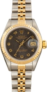 Used Ladies Rolex Datejust Ref 69173 Black Jubilee Dial